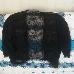 Black Lace Evening  Jacket